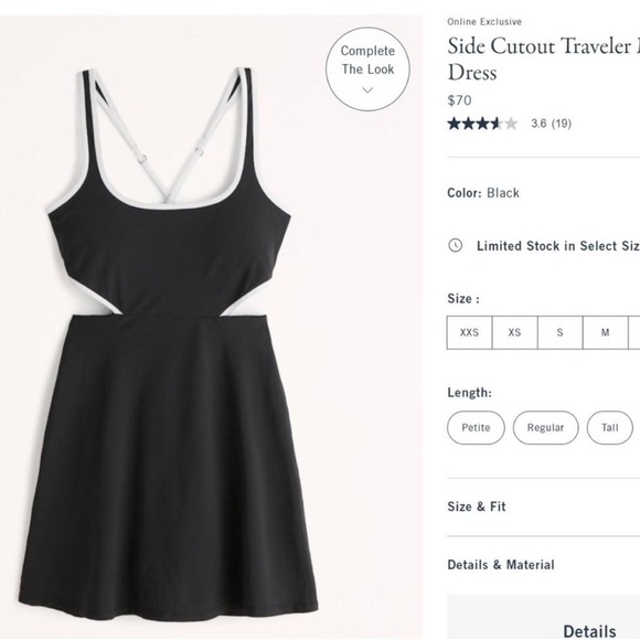Abercrombie Side Cutout Traveler Dress - Picture 2 of 7